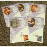 Benham FDC Collection Christmas 1998 includes 5 covers Gloria in Excelsis Deo, King Choirs of