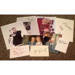 TV collection 7 items signature pieces and signed photos names include Hugh Manning, Elaine Claxton,