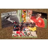 Rugby Collection 4 signed photos from some legendary names such as Phil Bennett, JPR Williams,