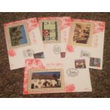 Benham FDC collection 4 covers Sub Post Offices of Great Britain. Various PM 12. 8. 97. Good