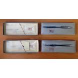 2 Concorde cross pens. Silver in original box. Good condition. All autographs come with a