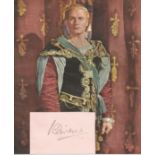 Laurence Olivier (1907-1989) Actor Signed Vintage Album Page With Hamlet Picture £16-18. Good