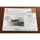 WW2 Top Uboat ace Otto Kretschmer multiple signed Battle of the Atlantic Navy cover.