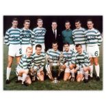 Football Autographed CELTIC 16 x 12 photo