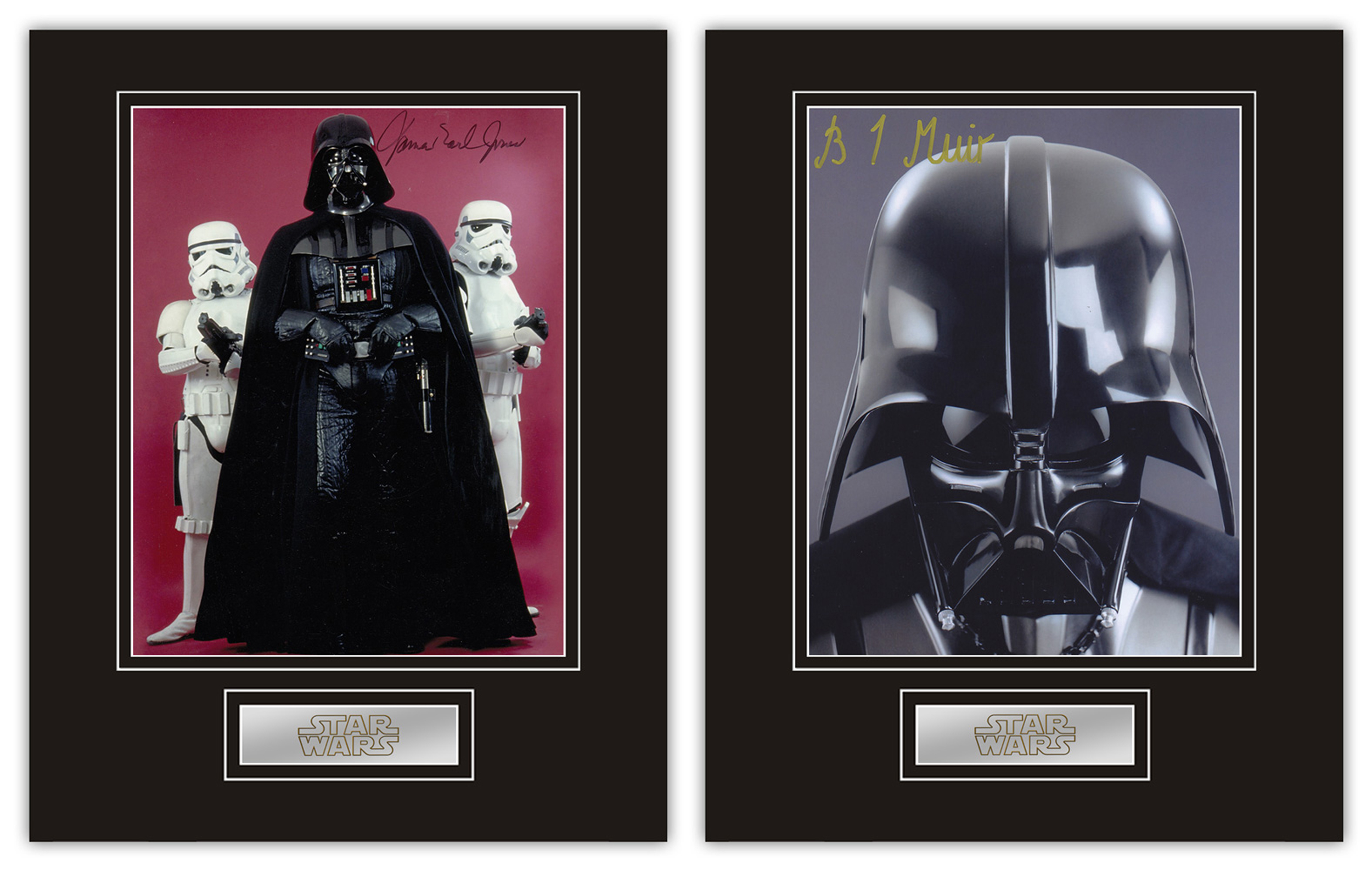 Star Wars Displays autographs of James Earl Jones and Brian Muir - Image 3 of 3