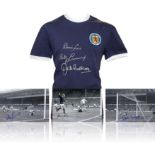 Football Autographed SCOTLAND 1967 replica shirt