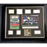 Football Rest Of The World multi signed 1963 Team Framed Photo Display