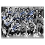 Football Autographed RANGERS 16 x 12 photo