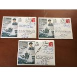 WW2 Uboat commanders autographed signed cover collection.