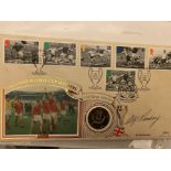 Sir Alf Ramsey signed 1966 World Cup Benham coin cover