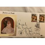 Royal Wedding cover signed by Sarah Duchess of York.