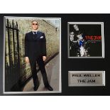 Paul Weller signed mounted photograph