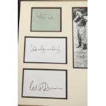 Dads Army multiple signed autograph display.