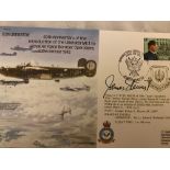 James Stewart signed RAF bomber series cove