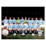 Football Autographed MANCHESTER CITY 16 x 12 photo