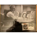 Gene Krantz NASA Apollo mission control signed display.