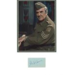 Dads Army John Le Mesurier autograph display