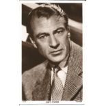 Gary Cooper signed postcard