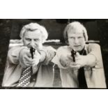 Dennis Waterman The Sweeney signed 10 x 8 inch b/w photo. Condition 8/10. All autographs come with a