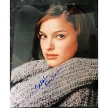Natalie Portman signed 10 x 8 inch colour photo. Condition 9/10. All autographs come with a