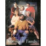 Ricky Tomlinson Royal Family signed 10 x 8 inch colour photo. Condition 8/10. All autographs come