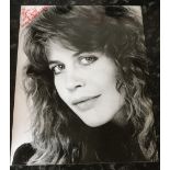 Linda Hamilton Terminator signed 10 x 8 inch b/w photo dedicated. Condition 8/10. All autographs