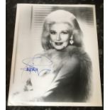 Ginger Rogers signed 10 x 8 inch b/w photo. Condition 9/10. All autographs come with a Certificate