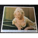 Susannah York sexy Lock up your Daughters signed 10 x 8 inch colour Lobby card. Condition 8/10.