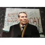 Pete Postlethwaite signed 10 x 8 inch colour photo. Condition 9/10. All autographs come with a
