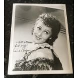 Luise Rainer signed 10 x 8 inch b/w photo dedicated. Condition 9/10. All autographs come with a