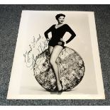 Ann Miller signed 10 x 8 inch b/w photo. Condition 9/10. All autographs come with a Certificate of