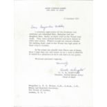 WW2 US General Cortlandt Schuyler typed signed letter on Allied Command Letterhead to Brig Wieler