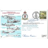 WW2 AVM Bennett and Lady Harris AC23c cover Personally Signed by Wife of the late Marshal of the