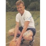 Autographed Tottenham Poster, This Superb Full Page Poster Has Been Removed From A 1960s Topical