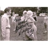 Barbara Windsor (1937-2020) Actress Signed Carry On Photo. Good condition. All autographs come