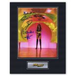 Stunning Display! Starcrash Caroline Munro hand signed professionally mounted display. This