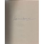 Edward Heath signed hardback book Music A Joy For Life. Autograph on inside blank page. Good