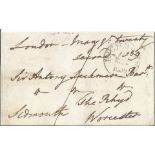 Henry Addington The Viscount Sidmouth ALS signature piece. Henry Addington, 1st Viscount Sidmouth,