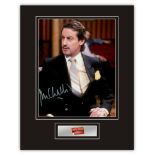 Stunning Display! Only Fools & Horses John Challis hand signed professionally mounted display.