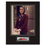 Stunning Display! Big Bang Theory Mayim Bialik hand signed professionally mounted display. This