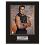 Stunning Display! Stargate SG-1 Chris Judge hand signed professionally mounted display. This