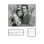 Julie Andrews and Christopher Plummer 16x12 approx mounted signature piece includes black and