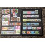 British Honduras stamp collection very attractive and colourful lot of stamps on 2 loose album