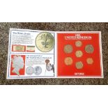 Royal Mint collection UK uncirculated coin collection 1985 includes The Welsh £1 coin. Good