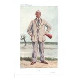 Bill 6/7/1910. Subject R H Forster Vanity Fair print. These prints were issued by the Vanity Fair