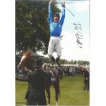 Frankie Dettori signed 12x8 colour photo. Good condition. All autographs come with a Certificate