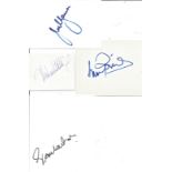 Cricket signature piece collection. 4 in total. Includes Vanburn Holder, Michael Holding, Joel
