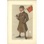 Starting 26/4/1890. Subject Lord Beresford Vanity Fair print. These prints were issued by the Vanity