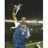 Gianluca Vialli Signed Chelsea 8x10 Photo. Good condition. All autographs come with a Certificate of