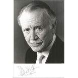 John Mills signed 6 x 4 b/w photo in very good condition with small mark on reverse. All